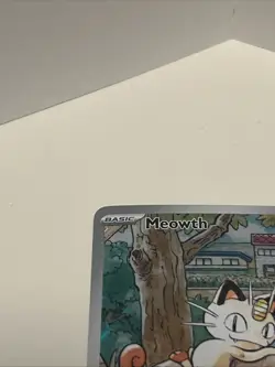 Meowth 106/094 Pokemon TCG Phantasmal Flames English Illustration Rare IR - Image 2