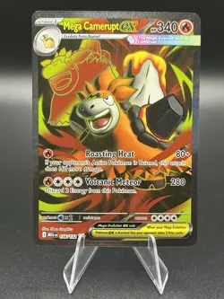 Mega Camerupt ex 156/132 Mega Evolution Ultra Rare Full Art Pokemon - Image 1