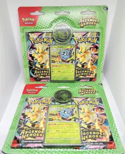 2 Pokemon TCG Ascended Heroes 2-Pack Blister Bundle Erika Sealed New In Hand - Image 1