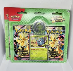 2 Pokemon TCG Ascended Heroes 2-Pack Blister Bundle Erika Sealed New In Hand - Image 2