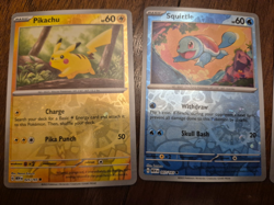Pokemon 151 Starters Cosmos Reverse Holo Promo Lot NM English - Image 3