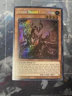Konami Yu-Gi-Oh! Primite Dragon Ether Beryl Effect Holo Secret Rare BLMM-EN130 … - Image 1