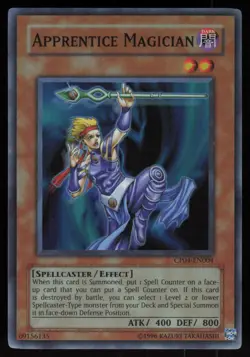 Apprentice Magician CP04-EN004 CP04 Super Rare FOIL BLEED ERROR Yu-Gi-Oh - Image 1