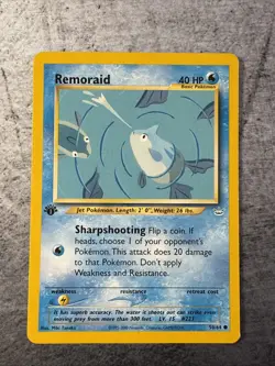 Pokemon Card - Neo Revelation 50/64 - REMORAID (common) **1st Edition** - NM - Image 1