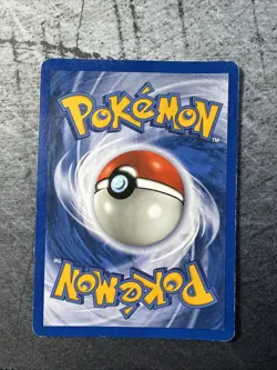 Hitmonchan 008/130 Base Set 2 Holo Pokemon Card Played With Swirl - Image 2