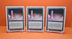 🟤🟤🟤 (3) 1995 Magic The Gathering CHRONICLES OBELISK OF UNDOING PLAYED 🟤🟤🟤 - Image 1
