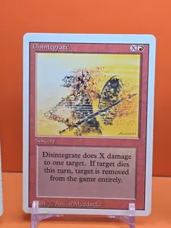 🔴🔴🔴 (4) 1994 MAGIC The Gathering DISINTEGRATE REVISED 3RD EDITION PLAYED 🔴3 - Image 3