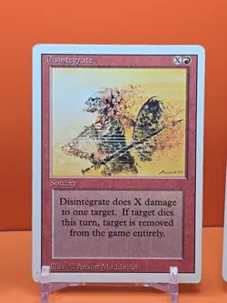 🔴🔴🔴 (4) 1994 MAGIC The Gathering DISINTEGRATE REVISED 3RD EDITION PLAYED 🔴3 - Image 4