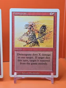 🔴🔴🔴 (4) 1994 MAGIC The Gathering DISINTEGRATE REVISED 3RD EDITION PLAYED 🔴3 - Image 5