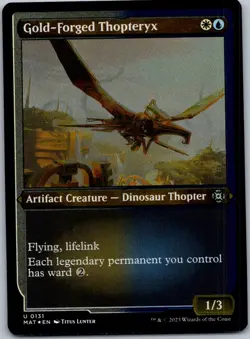 Gold-Forged Thopteryx (Foil Etched) U March of the Machine: The Aftermath 131 NM - Image 1