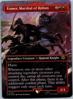 Eomer, Marshal of Rohan (Borderless) R Universes Beyond: The Lord of the Rings: - Image 1