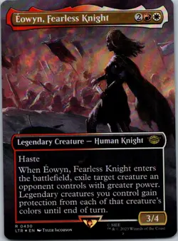 Eowyn, Fearless Knight (Borderless) R Universes Beyond: The Lord of the Rings: T - Image 1