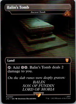 Balin's Tomb - Ancient Tomb (Serial Numbered) M Commander: The Lord of the Rings - Image 1