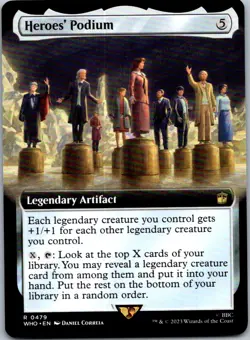 Heroes' Podium (Extended Art) R Universes Beyond: Doctor Who 479 NM - Image 1