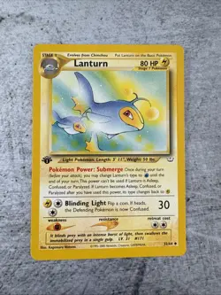 Lanturn 1st Edition 32/64 Neo Revelation Pokemon Card - Image 1