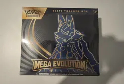 Pokemon TCG Mega Evolutions Lucario Elite Trainer Box ETB - SEALED - IN HAND - Image 1
