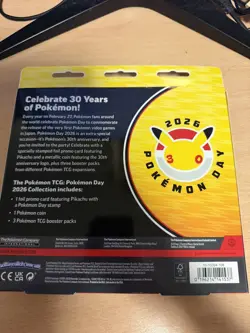 Pokemon TCG - Pokemon Day 2026 Collection - Pikachu Promo - 30th Anniversary 🎊 - Image 2