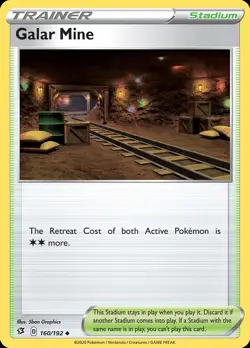 Pokemon Galar Mine (160/213) Rebel Clash NM - Image 1