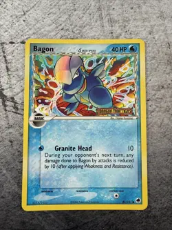 Pokemon TCG Bagon 43/101 Dragon Frontiers Reverse Holo Stamped NEAR MINT - Image 1