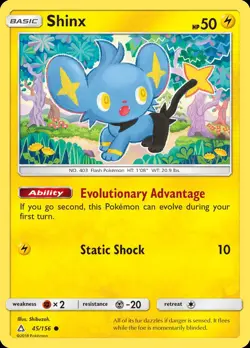 Pokemon Shinx (45/173) Ultra Prism LP - Image 1