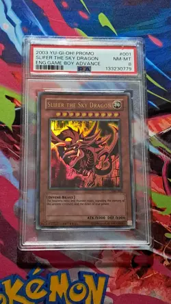 Yugioh / GBI-001 / Egyptian God: Slifer the Sky Dragon / Ultra Rare/ PSA 8 - Image 1