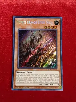 Yu-Gi-Oh! Primite Dragon Ether Beryl BLMM-EN130 1st Edition - Secret Rare - Mnt+ - Image 1