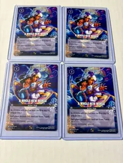 4x (Playset) 10/C1 Disney Lorcana A Whole New World Infinity Promo Non-Foil NM - Image 1