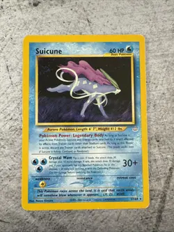 Suicune 27/64 1999-2000 Neo Revelation Rare Pokemon TCG Card - Image 1