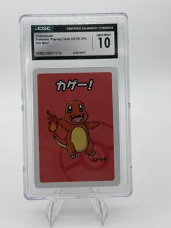 CGC 10 Gem Mint Charmander Old Maid 2019 Japanese Pokemon Card - Image 1