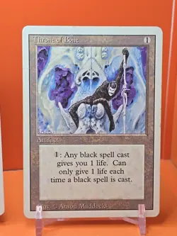 🟤🟤🟤 (4) 1994 Magic The Gathering THRONE OF BONE REVISED 3RD EDITION PLAYED🟤 - Image 5