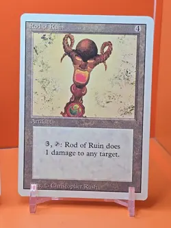 🟤🟤🟤 (4) 1994 Magic The Gathering ROD OF RUIN REVISED 3RD EDITION PLAYED 🟤🟤 - Image 5