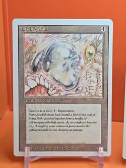 🟤🟤🟤 (4) 1994 MAGIC The Gathering LIVING WALL REVISED 3RD EDITION PLAYED🟤🟤🟤 - Image 2