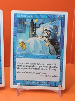 🔵🔵🔵 (4) 1999 MAGIC THE GATHERING DREAM CACHE 6TH EDITION PLAYED 🔵🔵🔵 - Image 5