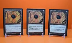 🟤🟤🟤 (3) 1996 MAGIC THE GATHERING CHARCOAL DIAMOND MIRAGE UNPLAYED 🟤🟤🟤 - Image 1