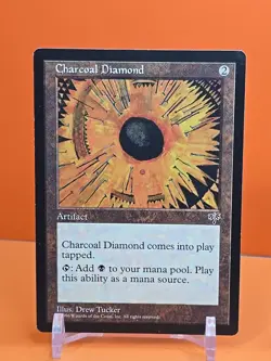 🟤🟤🟤 (3) 1996 MAGIC THE GATHERING CHARCOAL DIAMOND MIRAGE UNPLAYED 🟤🟤🟤 - Image 2