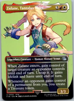 Zidane, Tantalus Thief (Borderless) (Surge Foil) U FINAL FANTASY 550 NM - Image 1