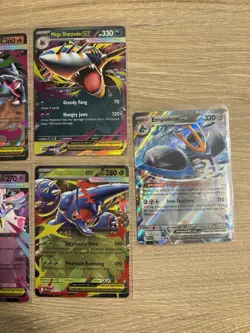 Pokemon Phantasmal Flames LOT 7 Mega EX Charizard Sharpedo Gengar Daincie - Image 3