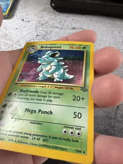 Pokemon TCG Nidoqueen Jungle 7/64 Holo Unlimited Holo Rare - Image 2