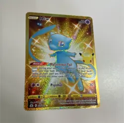 Pokemon TCG Mew Gold Full Art 025/025 (Near Mint) - Image 1