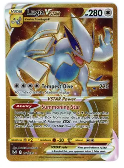 Pokemon TCG Lugia VStar 211/195 - Silver Tempest - Near Mint/Mint - Image 1