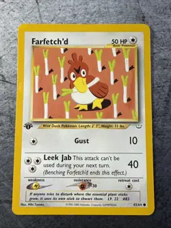 Pokemon - Farfetch’d 43/64 - 1st Edition Neo Revelation - LP - Image 1