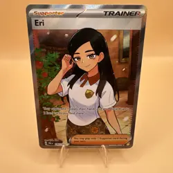 Eri 136/131 Full Art Ultra Rare Holo Prismatic Evolutions Pokemon NM/M - Image 1