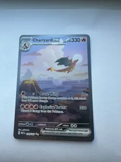 Pokemon TCG Scarlet & Violet Charizard EX 199/165 Special Illustration Rare - Image 1