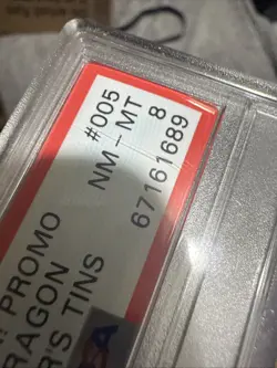 PSA 8 NM/M - Red-Eyes B. Dragon BPT-005 Limited Edition Promo Secret Rare YuGiOh - Image 3