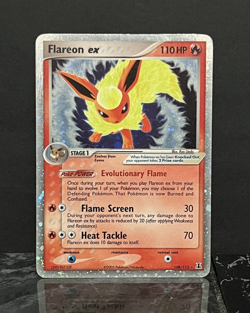 Flareon ex 108/113 Vintage Ultra Rare 2005 Ex Delta Species Pokemon TCG Card LP - Image 1