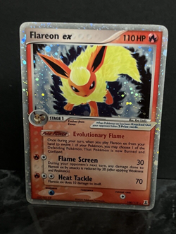 Flareon ex 108/113 Vintage Ultra Rare 2005 Ex Delta Species Pokemon TCG Card LP - Image 3