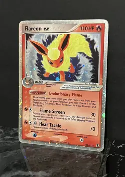 Flareon ex 108/113 Vintage Ultra Rare 2005 Ex Delta Species Pokemon TCG Card LP - Image 5
