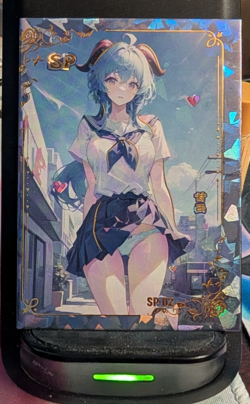 Ganyu Genshin Impact SP-02 Goddess Story Wind Moon Boundless 2 Waifu Card - Image 1