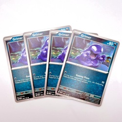 Grimer 088/165 Pokemon Card 2023 Scarlet & Violet 151 Playset x4 4x - Image 1
