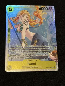 One Piece Cards Game - Nami EB03-053 SR ONE PIECE Heroines Edition - English - Image 1
